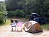 Camping at a campsite below Sartene, fantastic small campsite