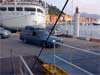 Taking the car onto the car ferry