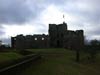 Brougham Castle in silhouette