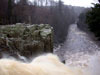 Looking over High Force and down the Tees River
