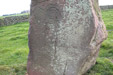 Cup and ring mark on face on long meg